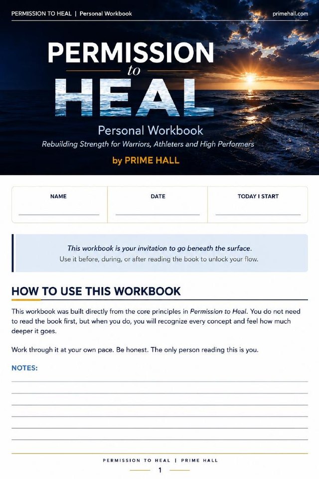 Permission to Heal Personal Workbook cover